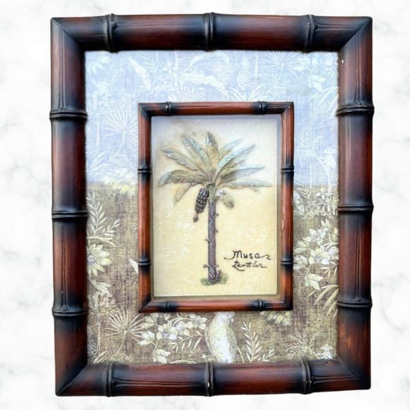 Charlene Audrey 2004 Coco Nessiflora Pela Concept Palm Tree 3-D Framed - Picture 1 of 3